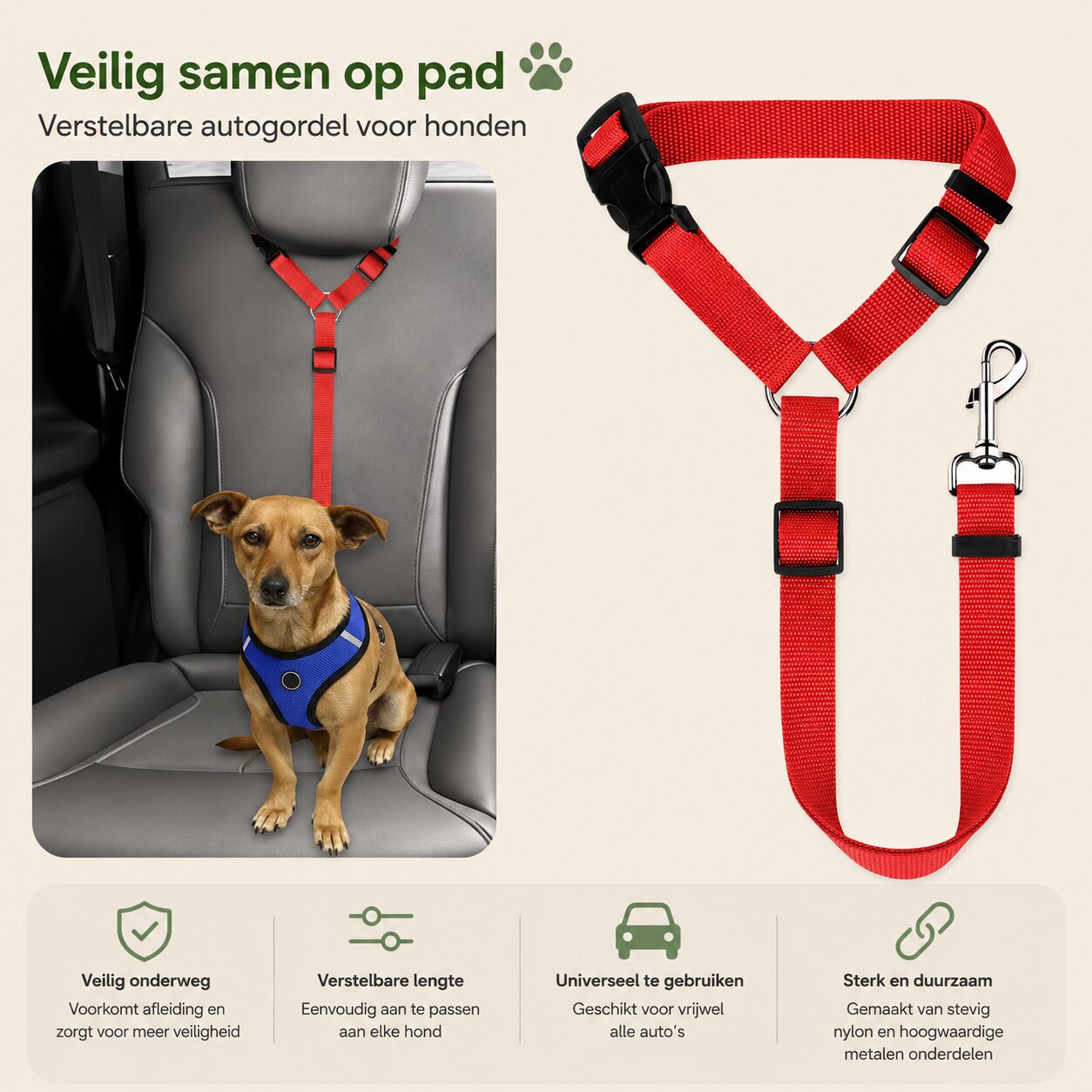 Viervoetje™ Bijpassende Riem