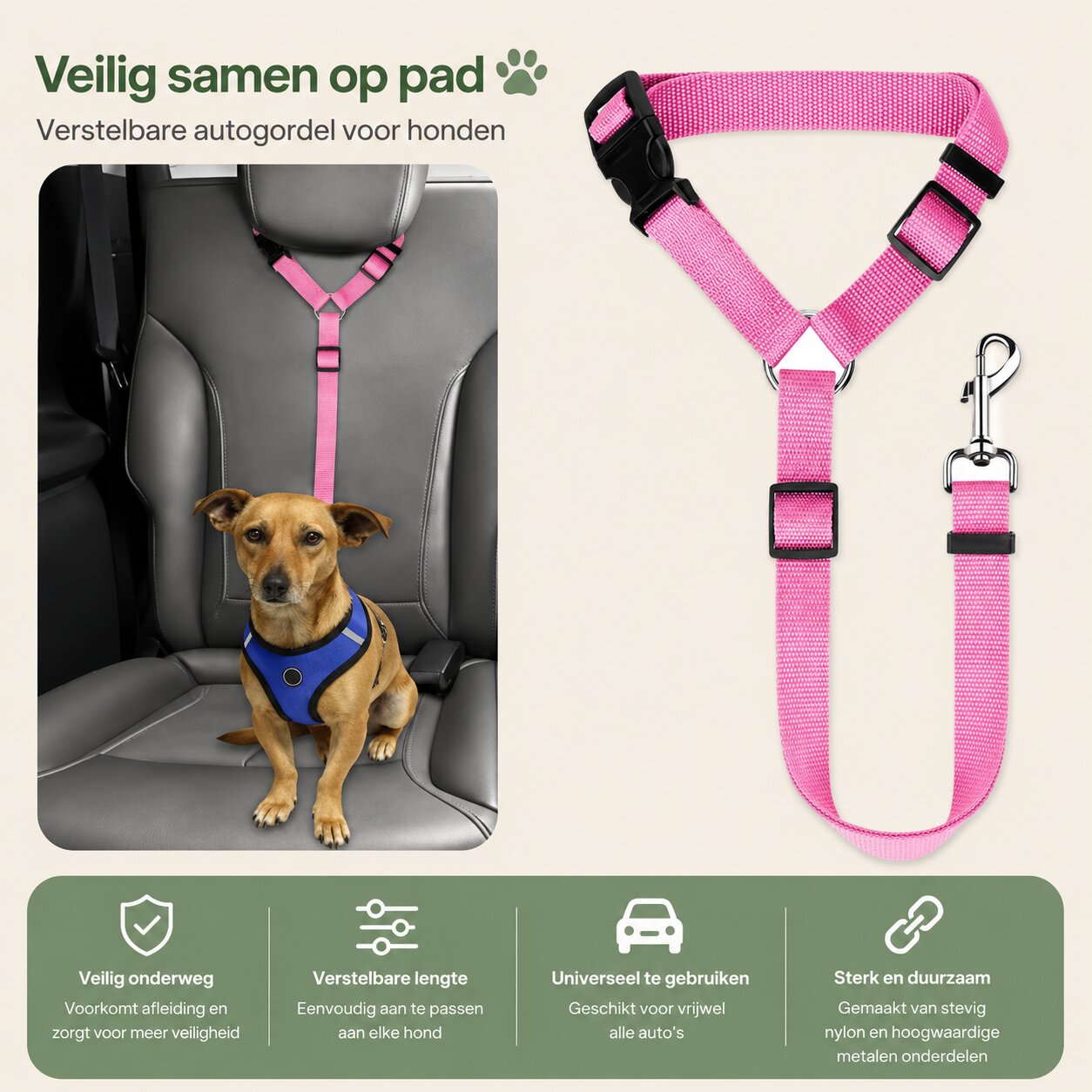 Viervoetje™ Bijpassende Riem