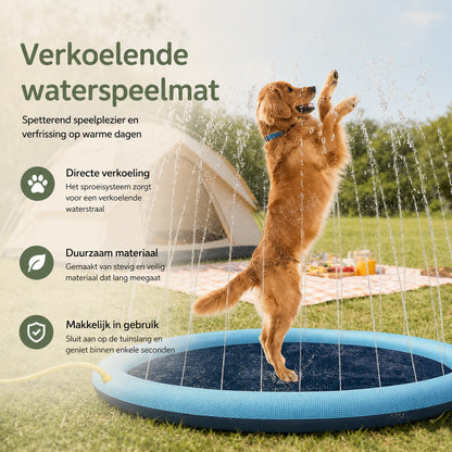 Viervoetje™ Hondenzwembad & Watersproeier