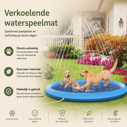 Viervoetje™ Hondenzwembad & Watersproeier