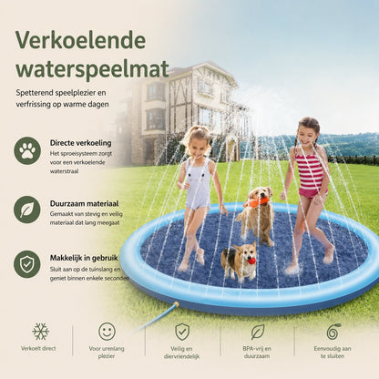 Viervoetje™ Hondenzwembad & Watersproeier