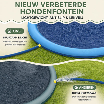 Viervoetje™ Hondenzwembad & Watersproeier