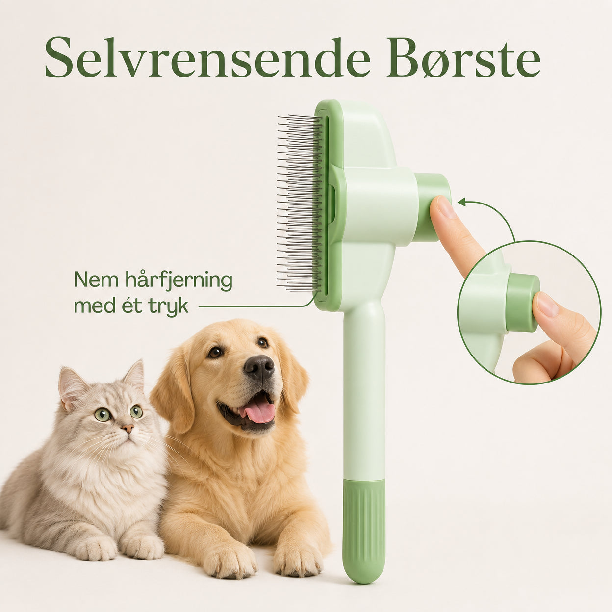 Viervoetje™ Klassieke Borstel