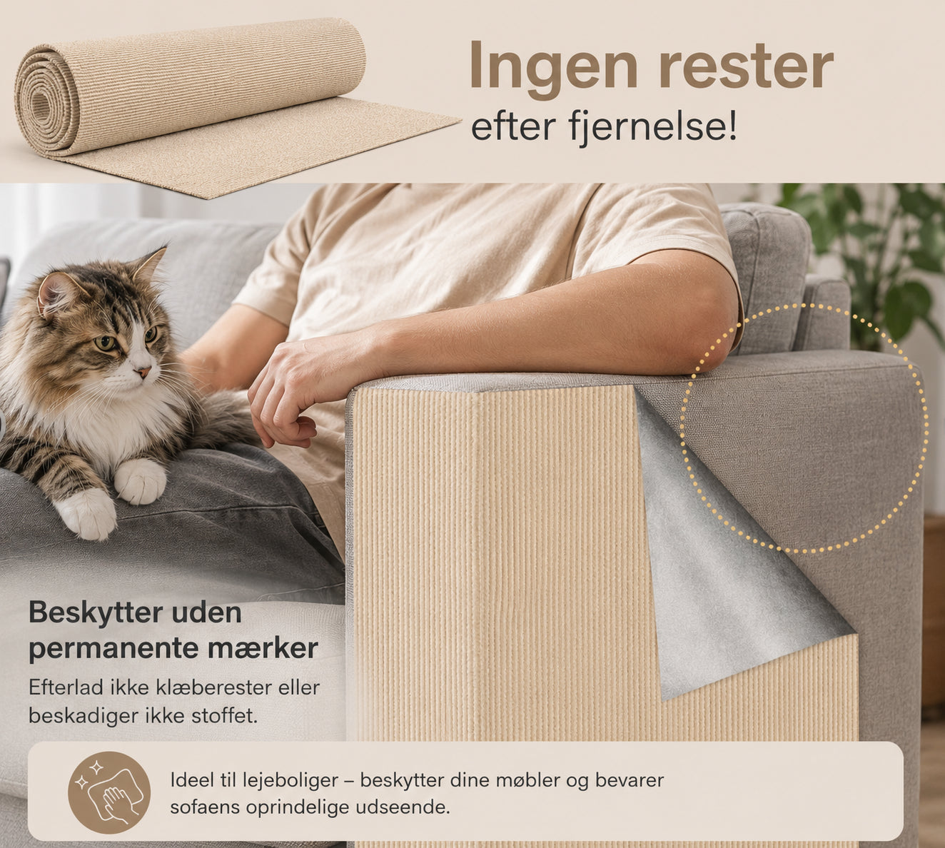 Zelfklevende Krabmat