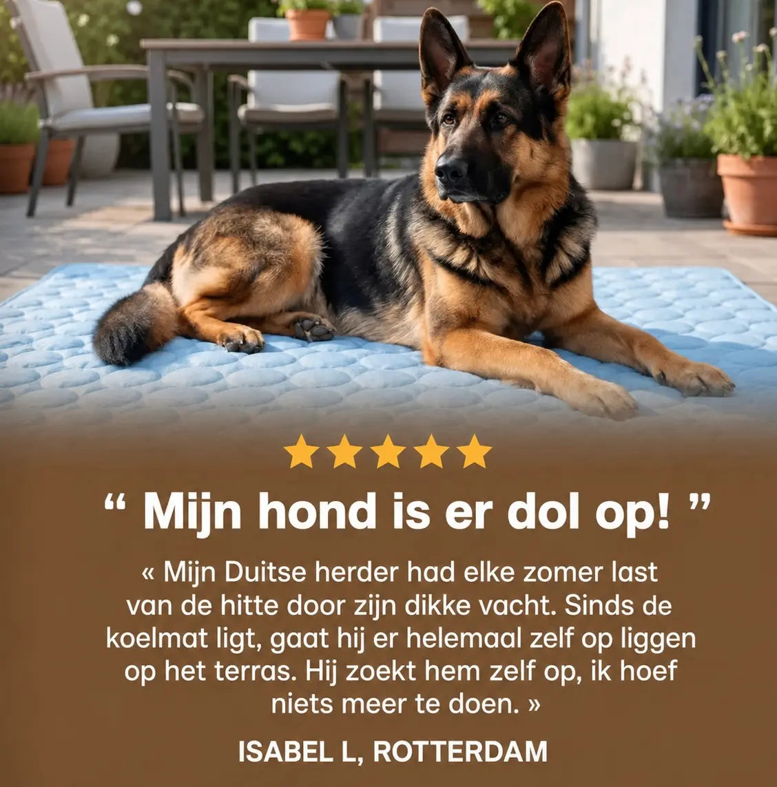 Viervoetje™ Koelmat 1+1