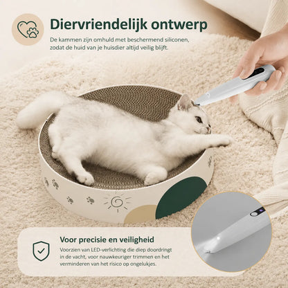 Viervoetje™ Draadloze Tondeuse met LED