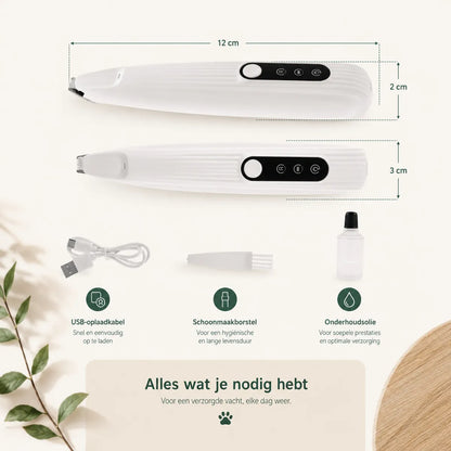 Viervoetje™ Draadloze Tondeuse met LED